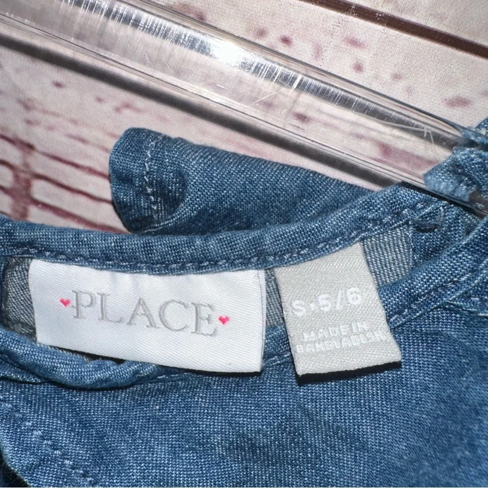 Children’s Place Denim Romper Size 5/6
